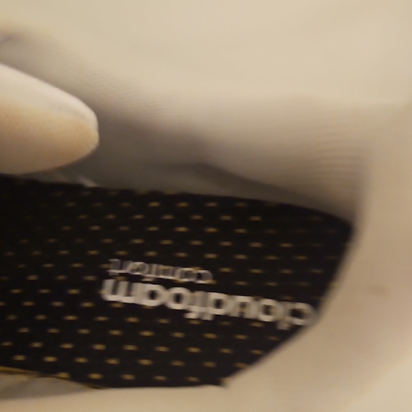 Adidas Women's White and Gold Sneakers - Picture 3 of 4